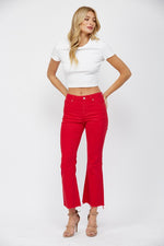 Ankle Flare Jean-Jeans-MICA Denim-Red-24-Inspired Wings Fashion
