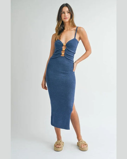 Bodycon Cut Out Dress-Dresses-Mable-Navy-Small-Inspired Wings Fashion