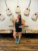 Two Tiered Top-Tops-Pat Dahnke-Black-Small-Inspired Wings Fashion