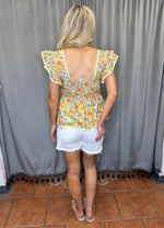 Ruffle Peplum Top-Top-Umgee-Pink-Small-Inspired Wings Fashion