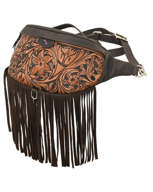 Floral Fringe Bum Bag-Bum Bag-Rafter T Ranch Company-Inspired Wings Fashion