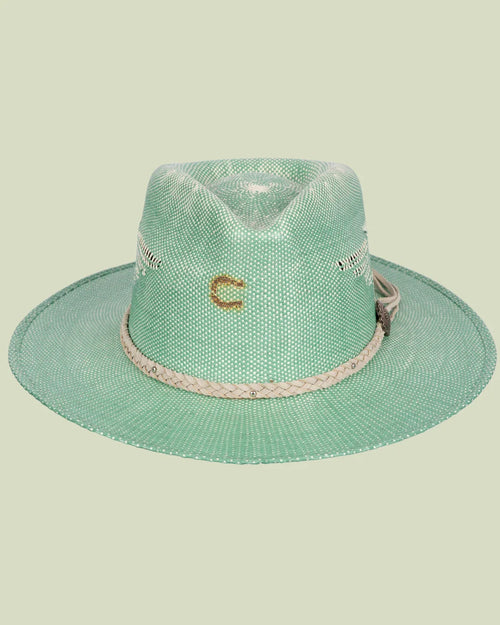 Charlie 1 Horse Topo Chico Straw Hat-hat-Hatco-Jade/Natural-Small-Inspired Wings Fashion