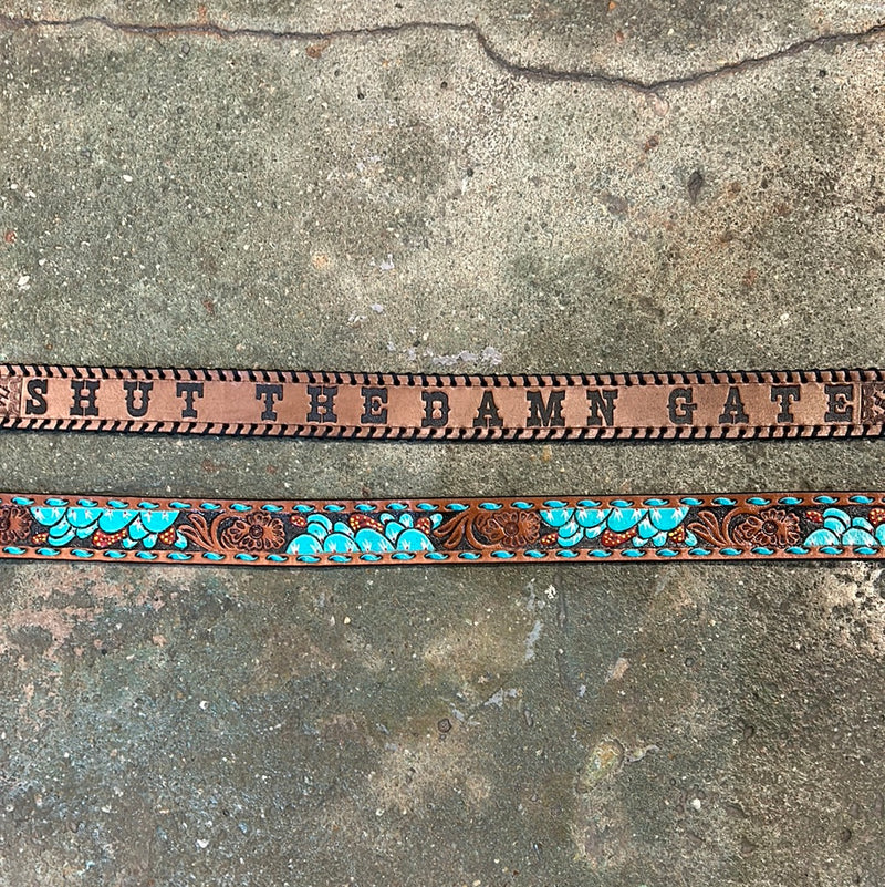 Leather Hat Bands-Hat Band-Rare Bird-Cactus Blossom-Inspired Wings Fashion