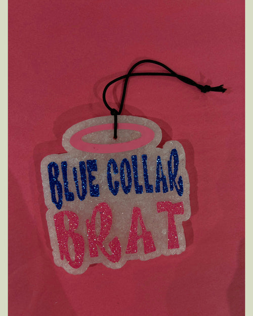 Blue Collar Brat Car Freshie-Air Fresheners-Shop Miss S-Pink/Blue-Butt Naked-Inspired Wings Fashion