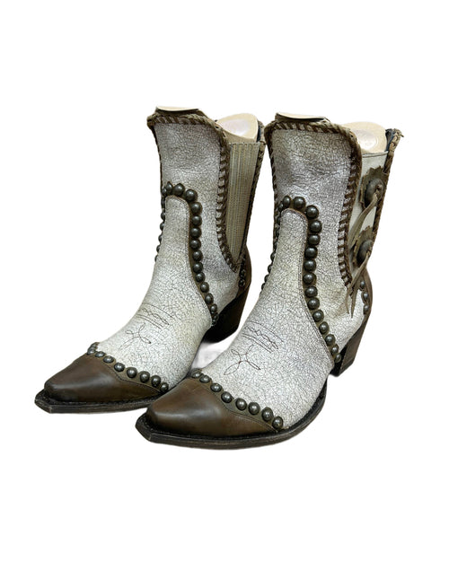 Old Gringo Stockyards Boot-Boots-Old Gringo-White-7-Inspired Wings Fashion