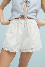 Scallop Lace Shorts-shorts-Wishlist-White-Small-Inspired Wings Fashion