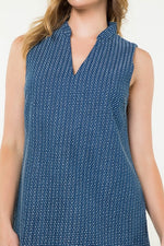 Sleeveless Mini Dress-Dress-THML-Blue-XS-Inspired Wings Fashion