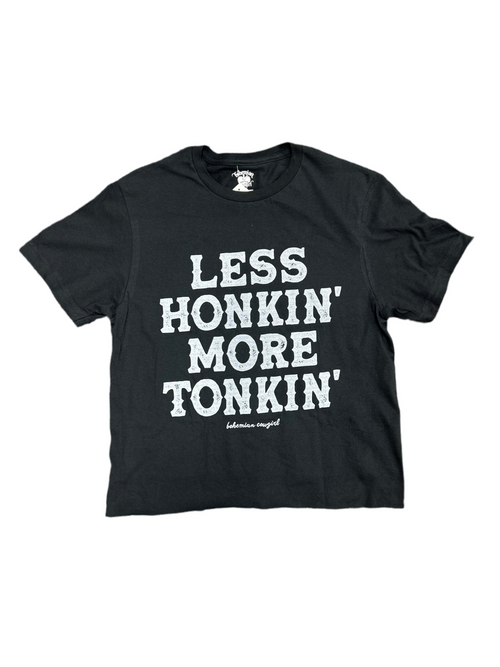 Honkin Tonkin Tee-Shirts & Tops-Bohemian Cowgirl-Black-Small-Inspired Wings Fashion