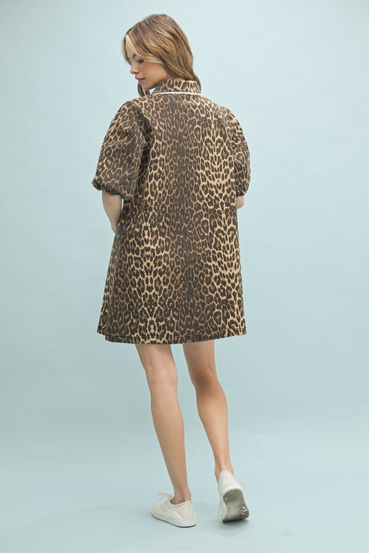 Leopard Mini Dress-Dress-Wishlist-Leopard-Small-Inspired Wings Fashion