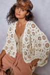 Chenille Cardigan-Cardigans-Pol Clothing-Cream/Latte-Small-Inspired Wings Fashion