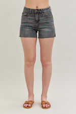 Cactus Shorts-Shorts-Judy Blue-Gray-Small-Inspired Wings Fashion