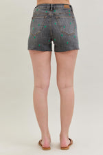 Cactus Shorts-Shorts-Judy Blue-Gray-Small-Inspired Wings Fashion