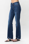 MR Non-Distressed Hem Bootcut Jeans-Jeans-Judy Blue-1(25)-DK-Inspired Wings Fashion