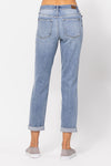 Bleach Wash Boyfriend Jeans-Jeans-Judy Blue-0 (24)-Light Wash-Inspired Wings Fashion