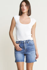 Bermuda Short-shorts-MICA Denim-Dark Blue-XS-Inspired Wings Fashion