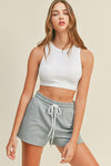 Ribbed Round Neck Crop Seamless Top-Shirts & Tops-up clothing-S/M-White-Inspired Wings Fashion