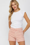 Fold Over High Rise Shorts-shorts-MICA Denim-White-Small-Inspired Wings Fashion