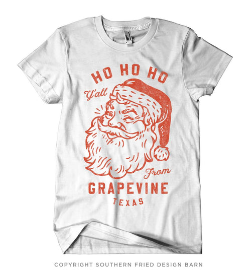 Winking Santa Tee-Shirts & Tops-Southern Fried Design Barn-White-Small-Inspired Wings Fashion