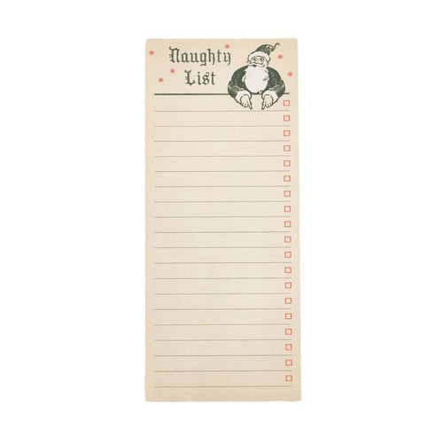 Naughty List Notepad-Notepad-Sugarboo-Inspired Wings Fashion