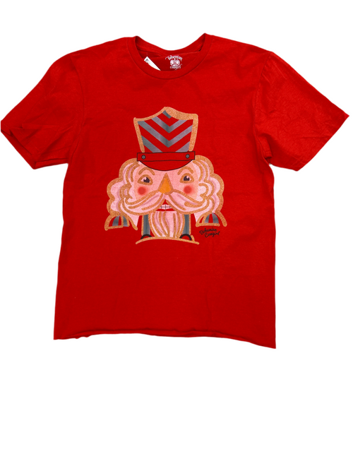 Bob Nutcracker Tee-T-Shirt-Bohemian Cowgirl-Red-Small-Inspired Wings Fashion
