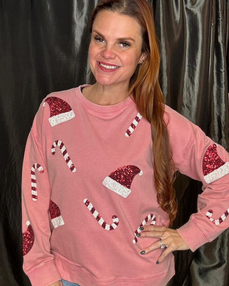 Christmas Top-Top-White Birch-Pink-Small-Inspired Wings Fashion