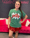 Jolly Plaid Tee-Top-Texas True Threads-XS-Inspired Wings Fashion