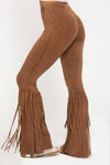 2 Layer Fringe Mineral Washed Pants-Pants-Blue Buttercup-Small-Camel-Inspired Wings Fashion