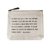 Canvas Zip Bag-cosmetic bag-Sugarboo-My Wish for You-Inspired Wings Fashion