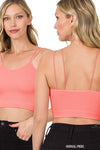 Ribbed Double Strap Brami-Brami-Zenana-S/M-Coral Pink-Inspired Wings Fashion