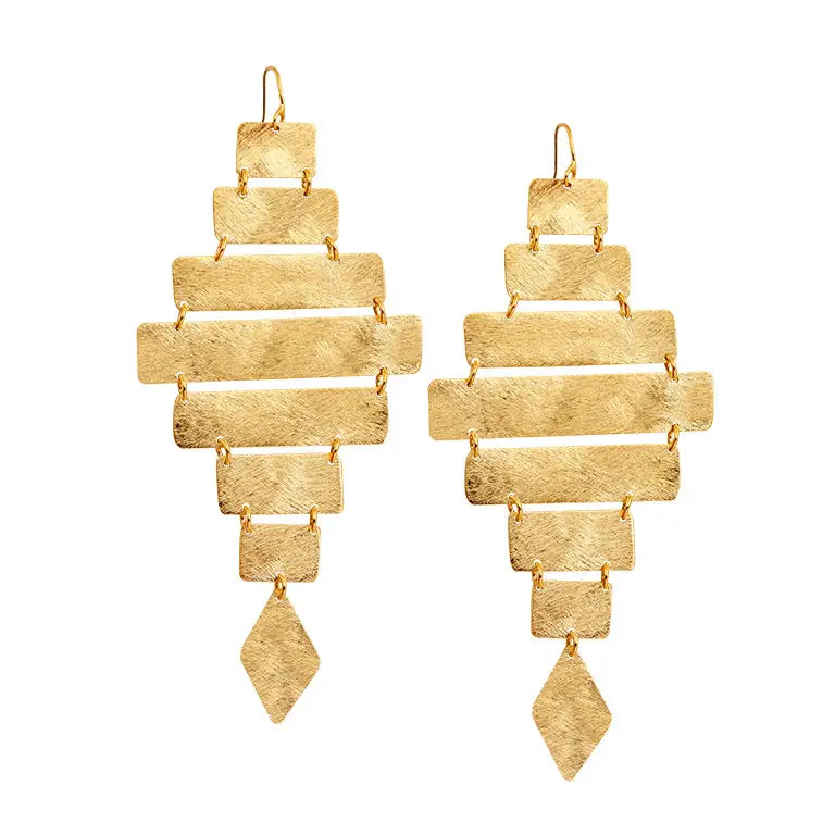 Boipeba Earrings-Earrings-Creative Brazil-Gold-Inspired Wings Fashion