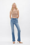 High Rise Bootcut Jeans-Jeans-MICA Denim-Medium-24-Inspired Wings Fashion