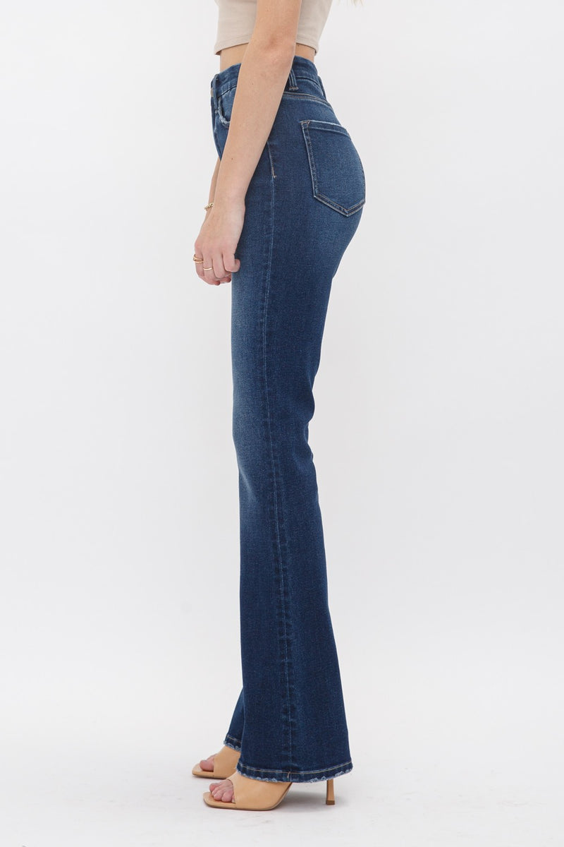 High Rise Bootcut Jeans-Jeans-MICA Denim-24-Inspired Wings Fashion