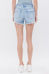 High Rise Shorts-shorts-MICA Denim-XS-Light Wash-Inspired Wings Fashion
