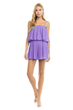 Strappy Pleated Romper-Romper-Naked Zebra-Small-Amethyst-Inspired Wings Fashion