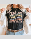 Pray Big Graphic Top-Tops-Mangosteen-Small-Black-Inspired Wings Fashion
