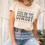 Dibs on Cowboy Tee-Tops-Mangosteen-Small-Soft Cream-Inspired Wings Fashion