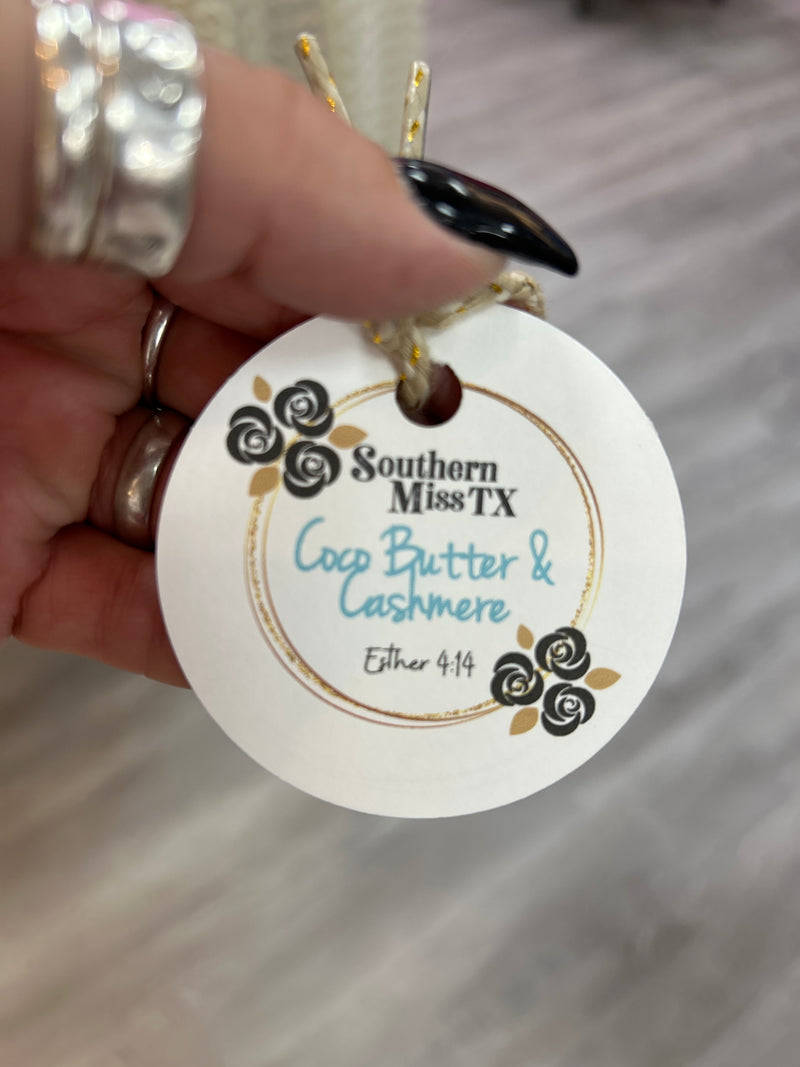 Car Glass Diffusers-Air Fresheners-Southern Miss TX-Coco Butter and Cashmere-Inspired Wings Fashion