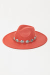 Chain Strap Fedora Hat-Hats-Fame Accessories-Mauve-Inspired Wings Fashion