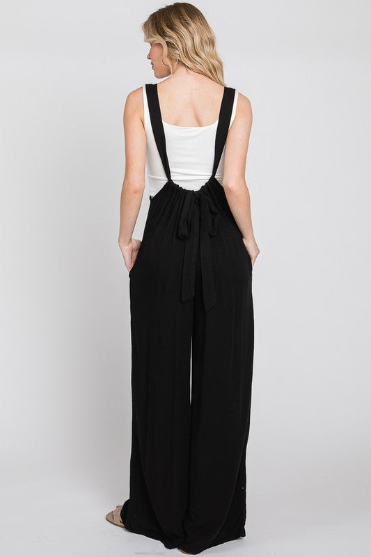 SHEIN SXY Plus Tartan Print Suspender Jumpsuit | SHEIN IN