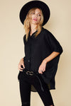 Oversized Semi-Sheer Top-Tops-FSL Apparel-Small-Black-Inspired Wings Fashion