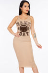 Football Game Day Midi Dress-Dresses-XYNC Clothing-Small-Beige-Inspired Wings Fashion