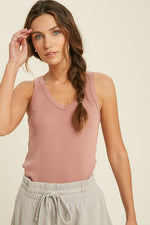 Ribbed Tank Top-tank top-Wishlist-Ginger-Small-Inspired Wings Fashion
