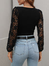 Long Sleeve Round Neck Sweater-Shirts & Tops-Annva U.S.A.-Small-Black-Inspired Wings Fashion