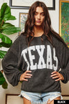 Texas Graphic Sweatshirt-Shirts & Tops-Bucketlist-Small-Black-Inspired Wings Fashion