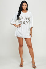 GAME DAY Sequins Dress-Dresses-Fancy Dream-One Size-White-Inspired Wings Fashion