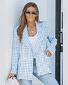 Tweed Blazer-Blazer-Lavender J-Small-Light Blue-Inspired Wings Fashion
