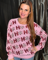 HoHoHo Sweater-Sweaters-Fantastic Fawn-Lt. Pink-Small-Inspired Wings Fashion