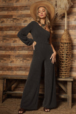 Always A Vibe Cut Out Novelty Jumpsuit-Jumpsuit-Blue Buttercup-Small-Black-Inspired Wings Fashion