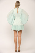 Pleated Lace Dress-Dresses-Fate by LFD-Small-Mint-Inspired Wings Fashion