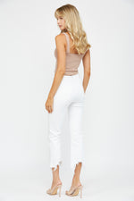 High Rise Crop Flare Jeans-Jeans-MICA Denim-24-White-Inspired Wings Fashion